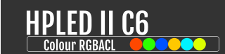 HPLED II C6 Colour RGBACL