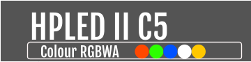HPLED II C5  Colour RGBWA