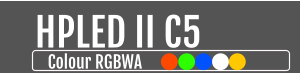 HPLED II C5  Colour RGBWA