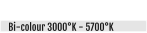 Bi-colour 3000°K - 5700°K  HPLED II T